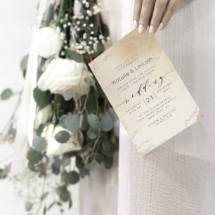 Ombre Yellow Mattiert Foil Watercolor Wedding Einladung