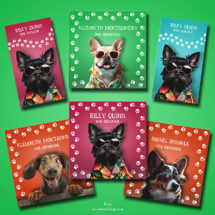 Niedlicher Pawprint Border Pet Keramikornament