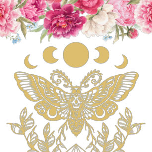 Mariage du papillon de la mort - Invitation