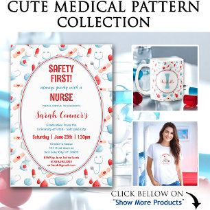 Monogramm Nurse Notizblock