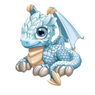 Invitation Dragon Aquamarine Astroid Baby shower garçon