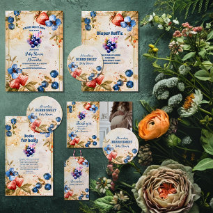 Blueberry Berry Sweet Books for Baby Shooting Begleitkarte