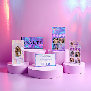 Carte De Visite Instagram Suivez-moi Grille Photo Design holograph