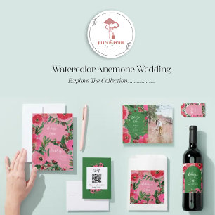 Botanicals-Hochzeit Einladung