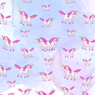 Tasse 2 Couleurs Motif licorne rose mignon nom personnalisé