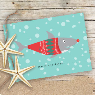 Weihnachtshai im Sweater