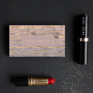 Carte De Rendez-vous Marbre moderne Gold Foil Gemstone Designer d'intér