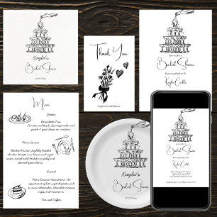 Étiquette Pour Bouteilles De Vin Modèle minimaliste tour champagne dessiné à la mai