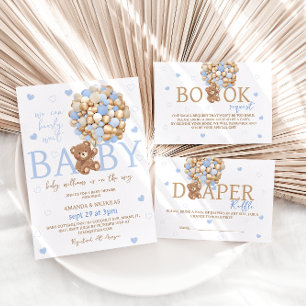 Sticker Rond Merci Beer beaucoup bleu Ours