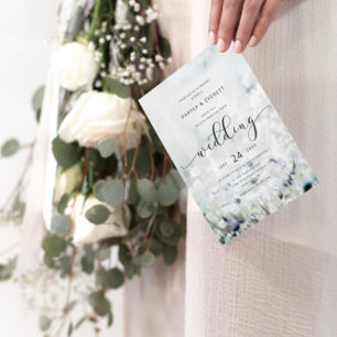 Meadow Song Fading Wildblume Boho Wedding Einladung