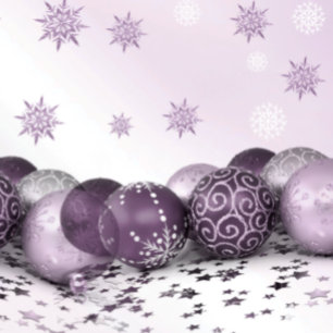Étiquette Retour Adresse Noël Pink Purple Flèches de neige
