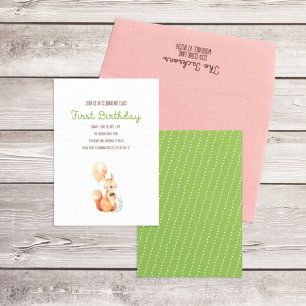 Invitation pour le premier anniversaire de l'anima