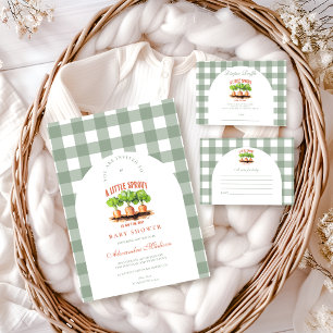 Kleine Sprout Baby Duschnote für Baby Begleitkarte