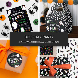 Invitation Bats & Fantômes Spooktacular Boo Day Party