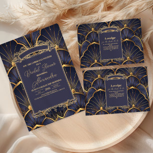 Assiettes En Carton Fête des mariées Art Déco Vintage violet