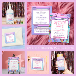 Y2K Bachelorette Weekend Bach bis zum Jahr 2000 Einladung