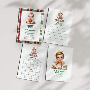 Eine kleine Scheibe Himmel - Babydusche Dankeskarte