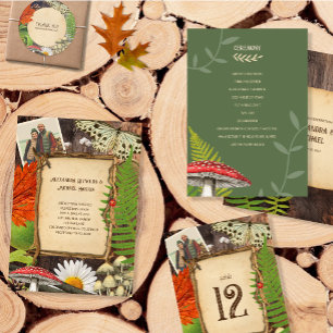 Charmante rustikale Waldlandschaft Inspiriert Viel Runder Aufkleber