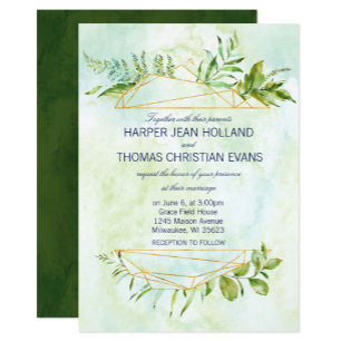Carte Invitation Geo Envy