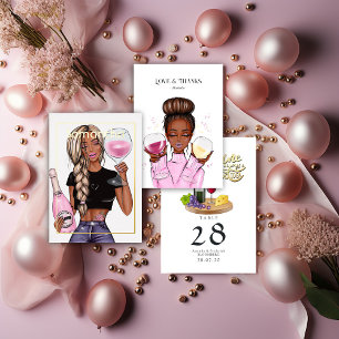 Wine Themed Dankeskarte