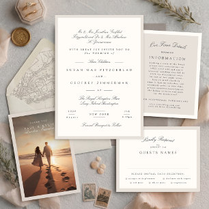 Cartons Réponse Mariage Élégant de Calligraphie Minimaliste