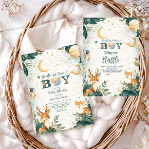 Woodland Houston, wir haben einen Boy Diapper Raff Begleitkarte