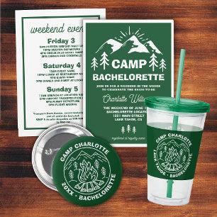 Camp Bachelorette Einladung
