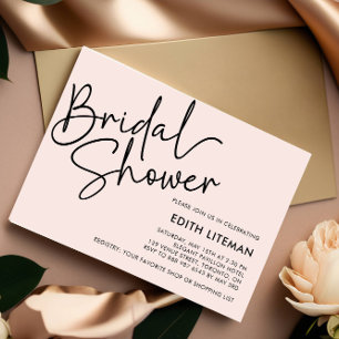 Poster Simplicité de la typographie manuscrite Date Jar d