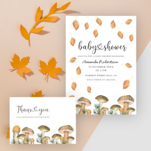 Papier Forêt d'automne - Bébé Word Scramble, Baby shower 