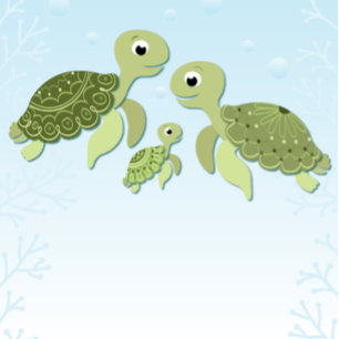 Sea Turtle Baby Shower Co-Ed Gender Neutral Einladung