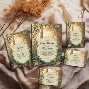 Enchangerie Forest Baby-Dusche Einladung