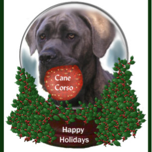 Cartes Pour Fêtes Annuelles Cane Corso Cadeaux de Noël