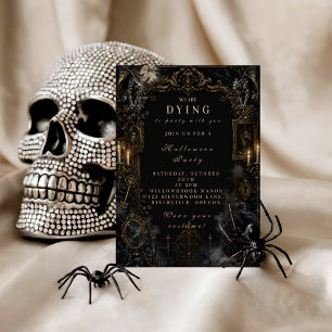 Invitation Fête d'Halloween de Monstre Élégant