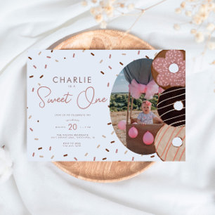 Invitation Two Sweet Donut 2nd - Anniversaire de la fille