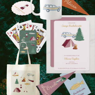 Camp Bachelorette Dekoration Untersetzer