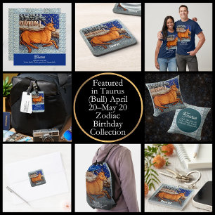 Jeu De Cartes Symbole Taurus Zodiac Bull fête d'anniversaire