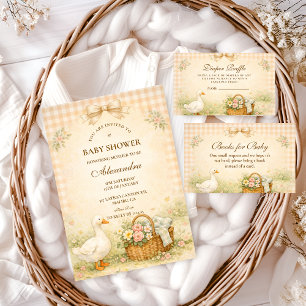 Skurril - Lachhafte Gans - Baby Shower zum Frühlin Serviette