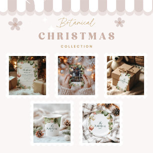 Vintage Ornamente Botanisches Party Geschenkanhänger