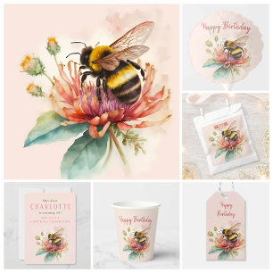 Summer vibes Bumblebee - 1. Geburtstag - Pappbecher