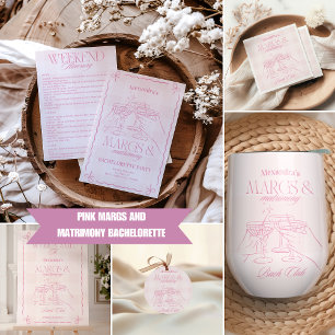 Pink Margs and Matrimonte Bachelorette Tasche