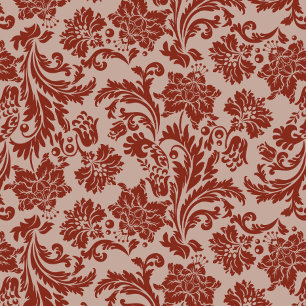 Elégante invitation mariage damassé de rouille de 