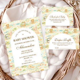 Süße tropische Tierparty-Baby-Party Serviette