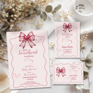 Serviette En Papier Un petit Baby shower de Saint-Valentin
