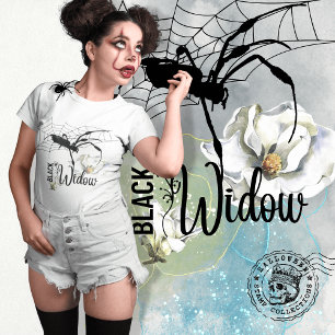 Halloween Briefmarke Collection "Black Widow" Laptopschutzhülle