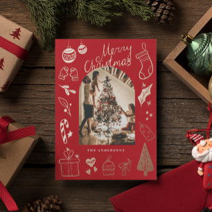 Weihnachtsfoto Lieblingsdinge Holiday Folienkarte Folien Feiertagskarte