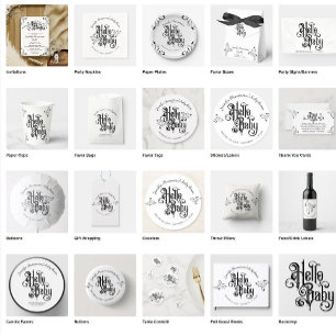 Retro Vintage Ornamente Vielen Dank Mitteilungskarte