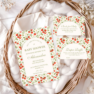 Invitation Baby Shower Botanique Petite Pousse