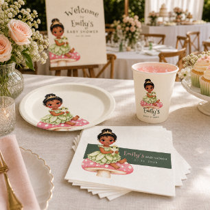 Einladung zur Baby Shower Kleine Prinzessin Frosch