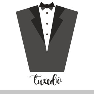 Invitations Tuxedo (Mariage Tuxedo noir et blanc)