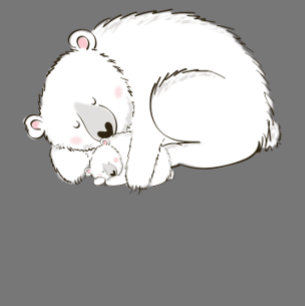 Polar Bear Baby Shower Winter Gender Neutral Gray Einladung